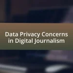 Data Privacy Concerns in Digital Journalism