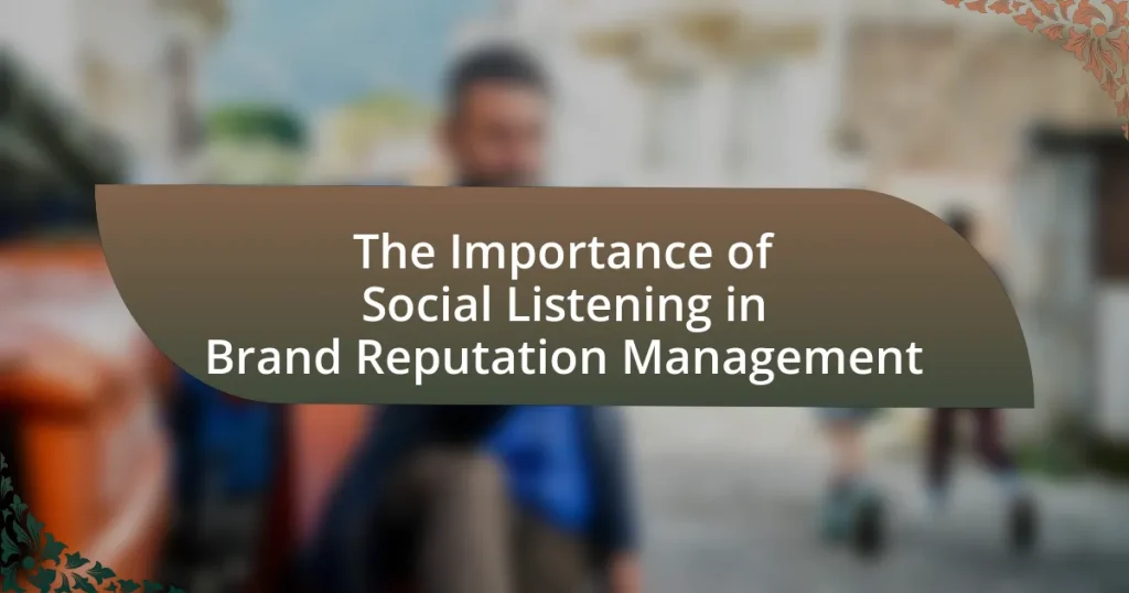 The Importance of Social Listening in Brand Reputation Management