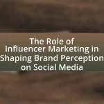 The Role of Influencer Marketing in Shaping Brand Perception on Social Media