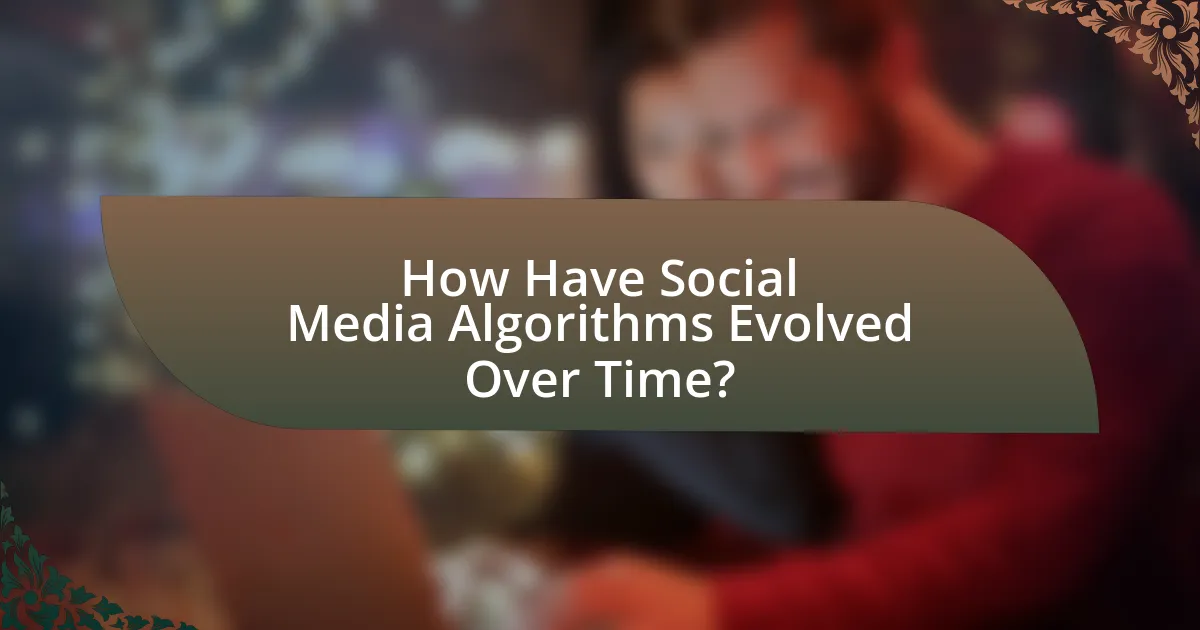 How Have Social Media Algorithms Evolved Over Time?